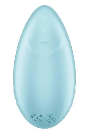 Смарт-вібратор для клітора Satisfyer Tropical Tip Light Blue Львів