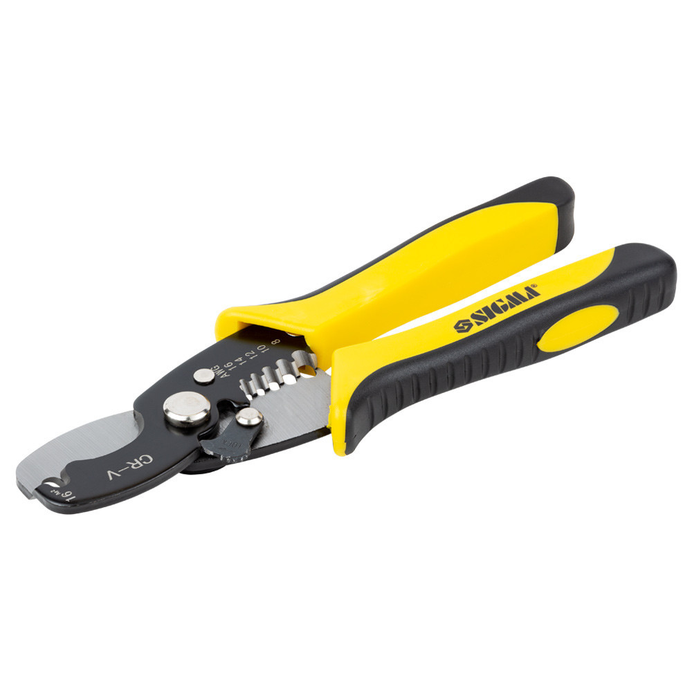 Съёмник изоляции многофункциональный + кабелерез 180мм SIGMA (4371471) Киев - изображение 5
