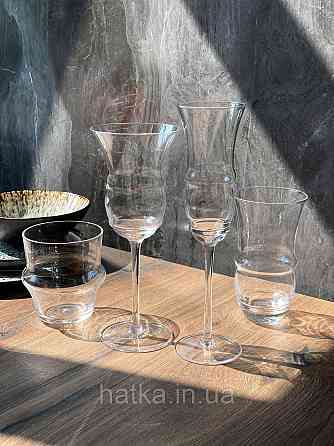 Набір скляних келихів 6 шт біле вино 300 мл "Гоблет" скло прозоре 102-787 Київ