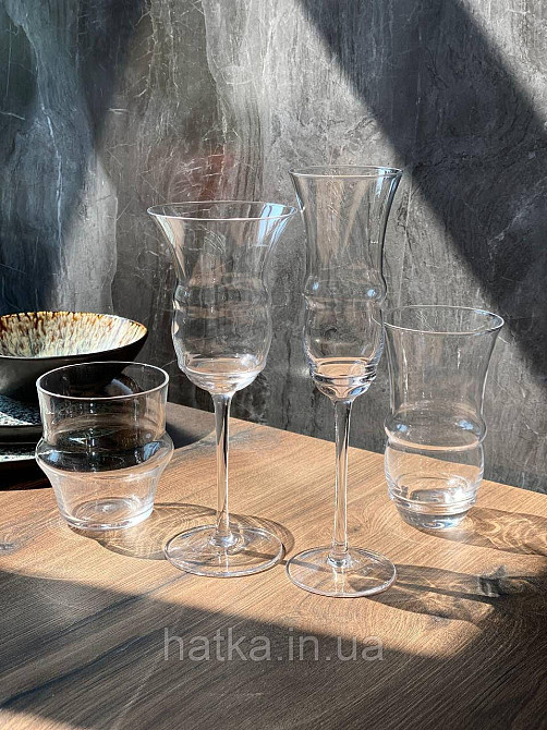 Набір скляних келихів 6 шт біле вино 300 мл "Гоблет" скло прозоре 102-787 Київ - фото 2