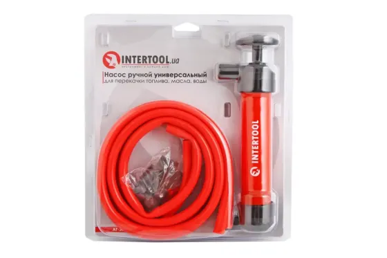 Насос для перекачки палива/масла/води ручний універс. Intertool (для накачки шин/матрасів/лоок) Вінниця
