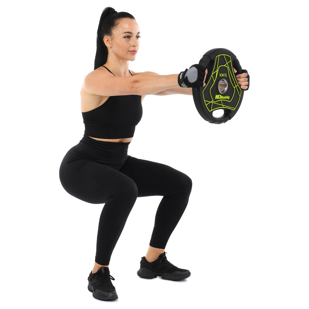 Блин (диск) полиуретановый 10 кг 51 мм MD Buddy-9647-10 Киев - изображение 7