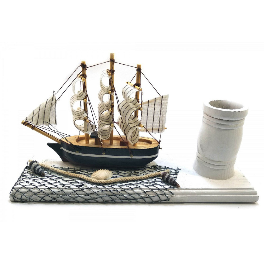 Сувенир Парусник с подставкой для ручек Киев - изображение 1