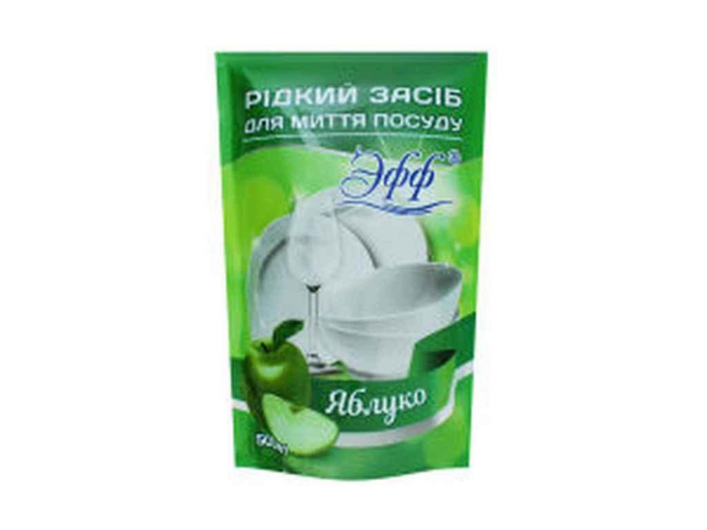 Засіб для миття посуду 500мл Яблоко (дой-пак) ТМ ЭФФ   Solmir Київ - фото 1