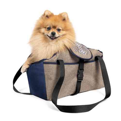 Сумка-переноска Pet Fashion Linen для собак 38х32х22 см Киев