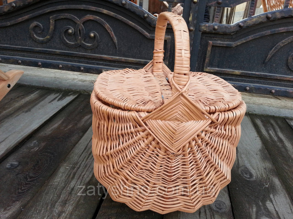 Плетеная корзина пикник овальная Киев - изображение 5