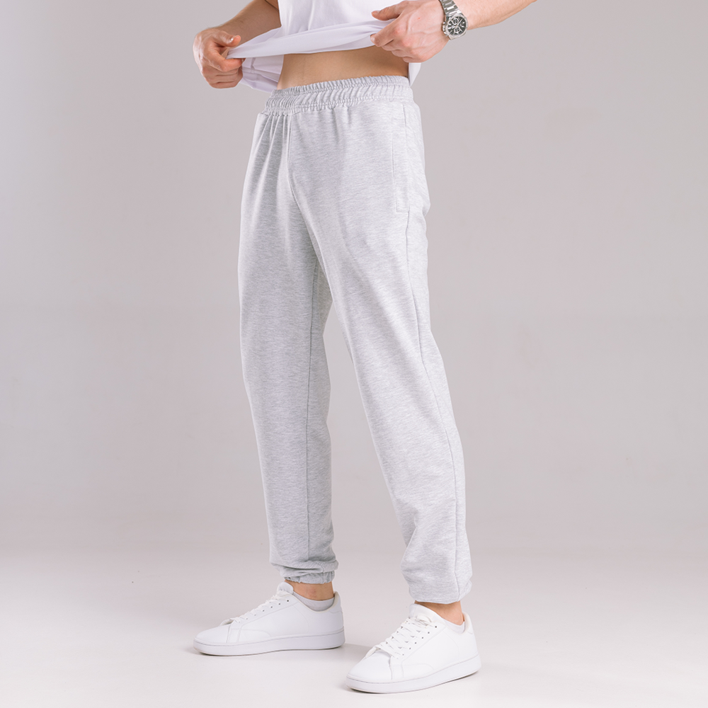 Чоловічі штани джогери з кишенями сірі меланжеві Pobedov 95 Київ - фото 5