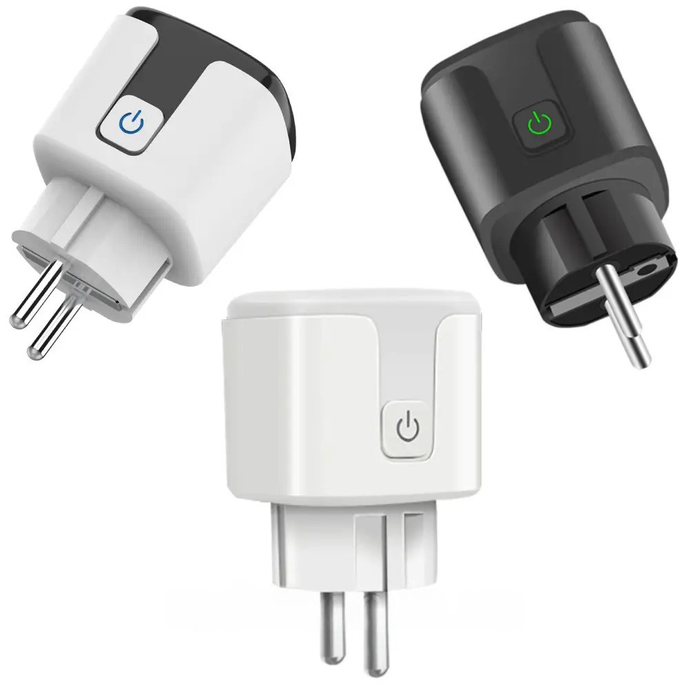 Розумна розетка WiFi з лічильником електроенергії 20А, Tuya Smart 4400Вт, Чорна / Розетка для моніторингу енергії Київ - фото 2