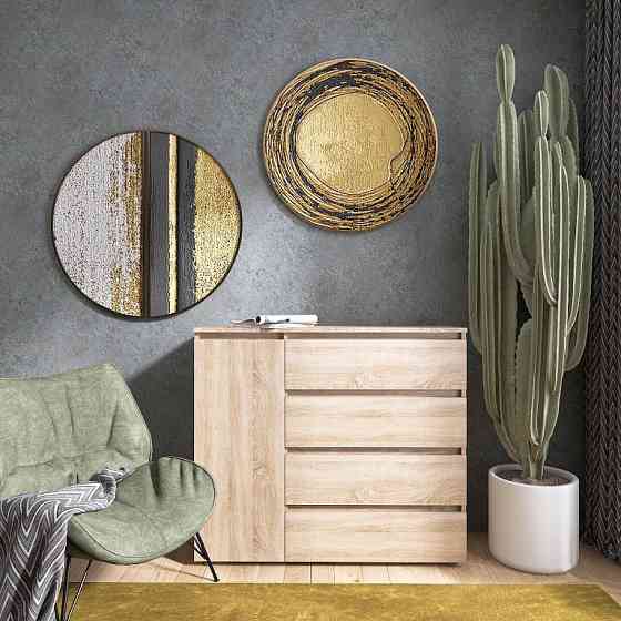 Комод Эверест КЛ-3 Лайт (телескопические) 105х38х93 см Дуб сонома (DTM-4643) Львов