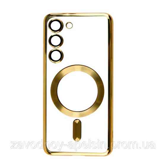 Samsung S24+ Plus S926 Чехол магнитный Защита камеры (золотой) Одесса