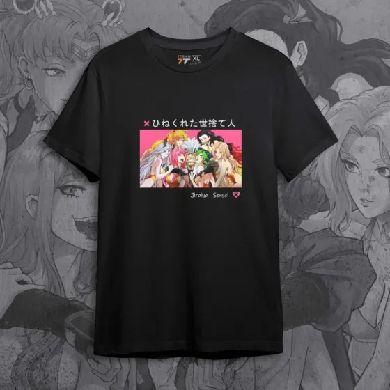 Футболка для підлітка хлопчика з принтом Наруто Джирайя Збочений Відлюдник Розмір 160 Anime10152 Дніпро