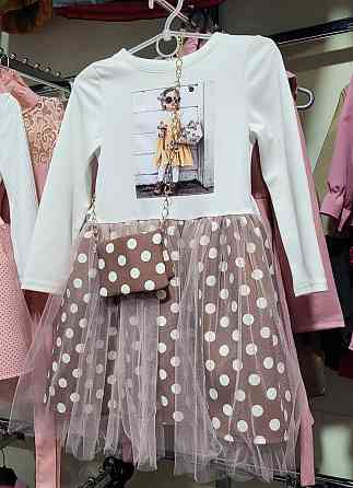 Платье праздничное нарядное для девочки с сумочкой 98,104,110 Николаев