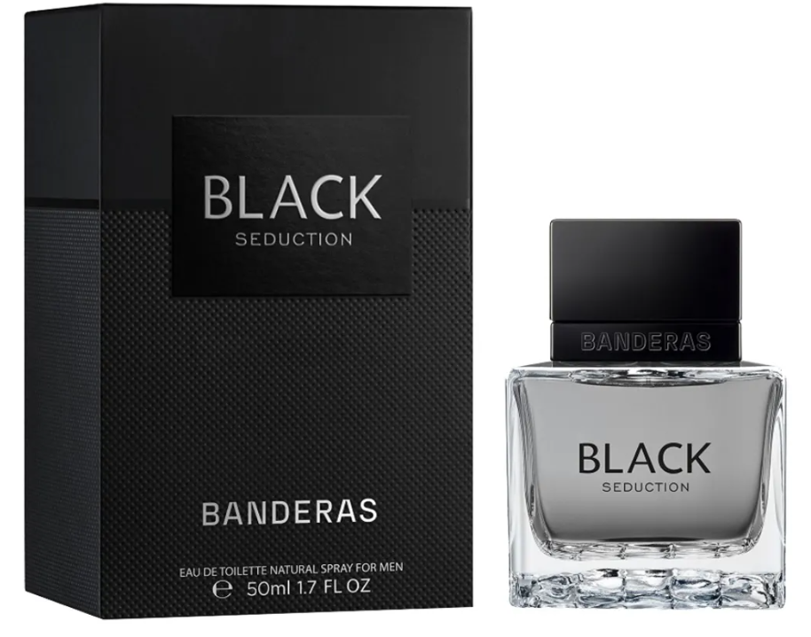 Туалетная вода мужская Antonio Banderas Seduction in Black 50 мл Запорожье - изображение 1