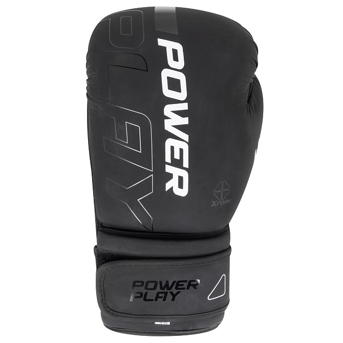 Боксерські рукавиці PowerPlay 3024 Ultra Mat Чорно-Білі 10 унцій Кам'янське - фото 2