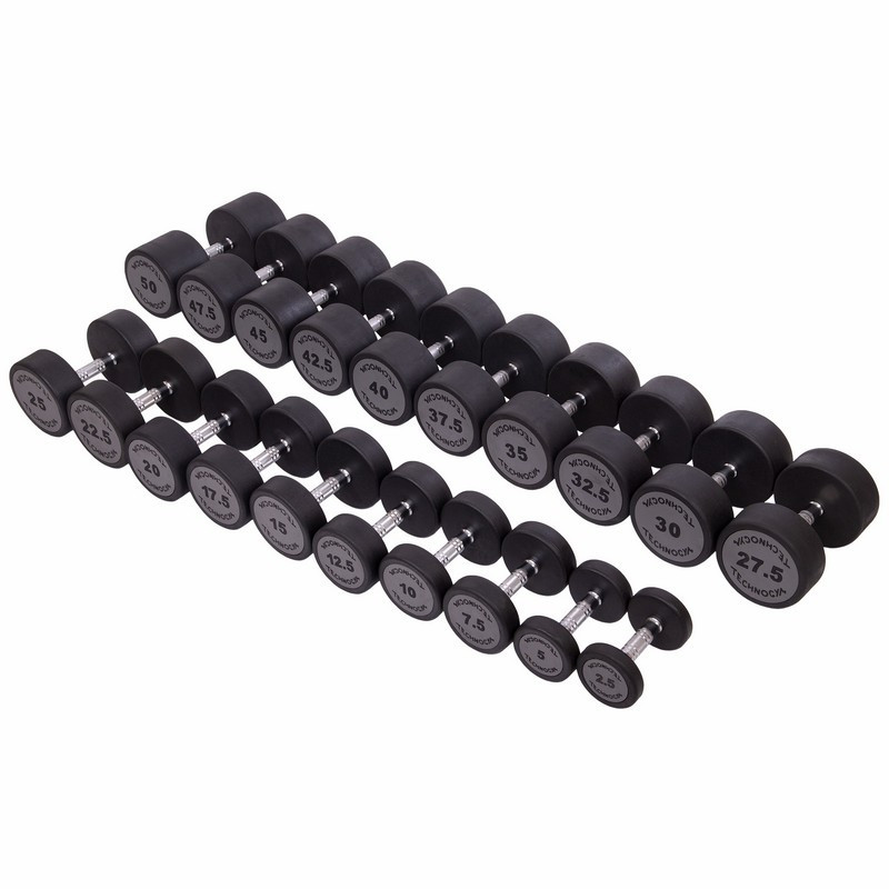 Гантель 42.5 кг суцільна професійна TECHNOGYM-1254-42_5 Гантелі, гирі, штанги та диски Київ - фото 6