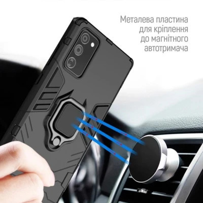 Чехол для мобильного телефона ColorWay AntiShock Magnet Ring Xiaomi Redmi 13C Blue (CW-CAMRXR13C-DB) Винница - изображение 4