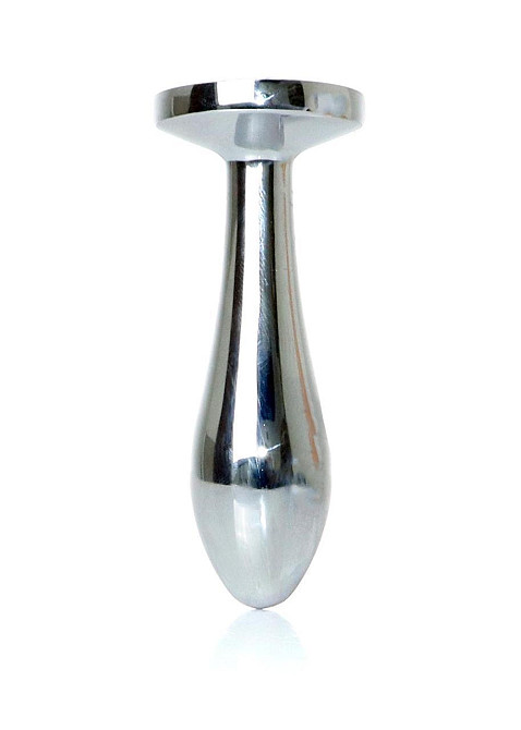 Анальна пробка - Jewellery Silver Plug Clear S Sex Aura Київ - фото 6