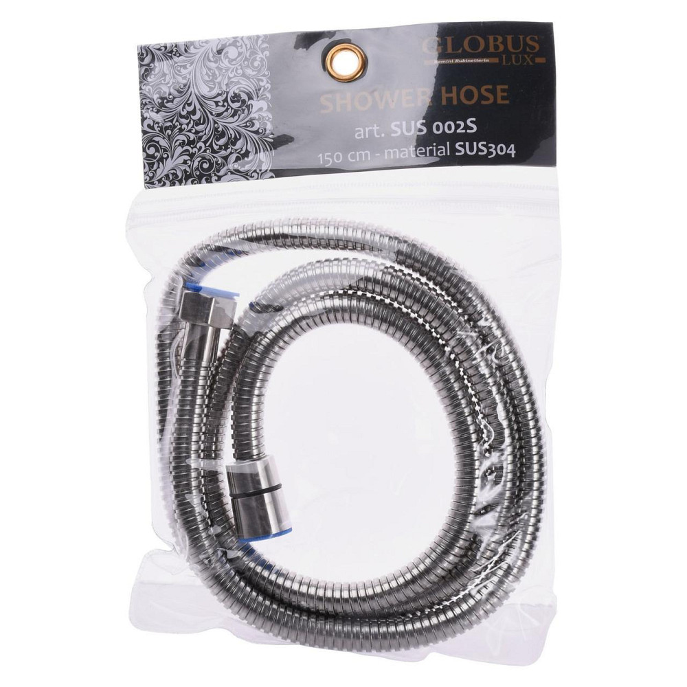 Шланг душовий Globus Lux SUS-002S-150- в упаковці NH (000016103) Київ - фото 1