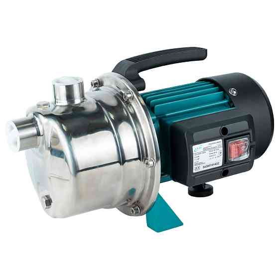 Насос центробежный самовсасывающий 0.6кВт Hmax 35м Qmax 50л/мин нерж LEO EKJ-602S (775311) Ровно