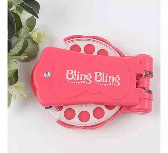 Набір для творчості дівчинці - Стайлер для прикраси стразами Блінгер – Стрази для волосся дитячі Blinger, в комплекті 12 дисків, 180 страз Вінниця