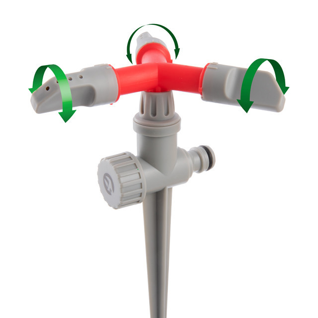 Дождеватель круговой на колку, с вращающейся головкой материалы: PP, ABS INTERTOOL GE-0054 Киев - изображение 4