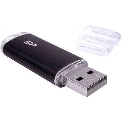 USB флеш накопитель Silicon Power 32GB Ultima U02 Black USB 2.0 (SP032GBUF2U02V1K) Винница