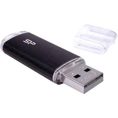 USB флеш накопитель Silicon Power 32GB Ultima U02 Black USB 2.0 (SP032GBUF2U02V1K) Винница - изображение 4
