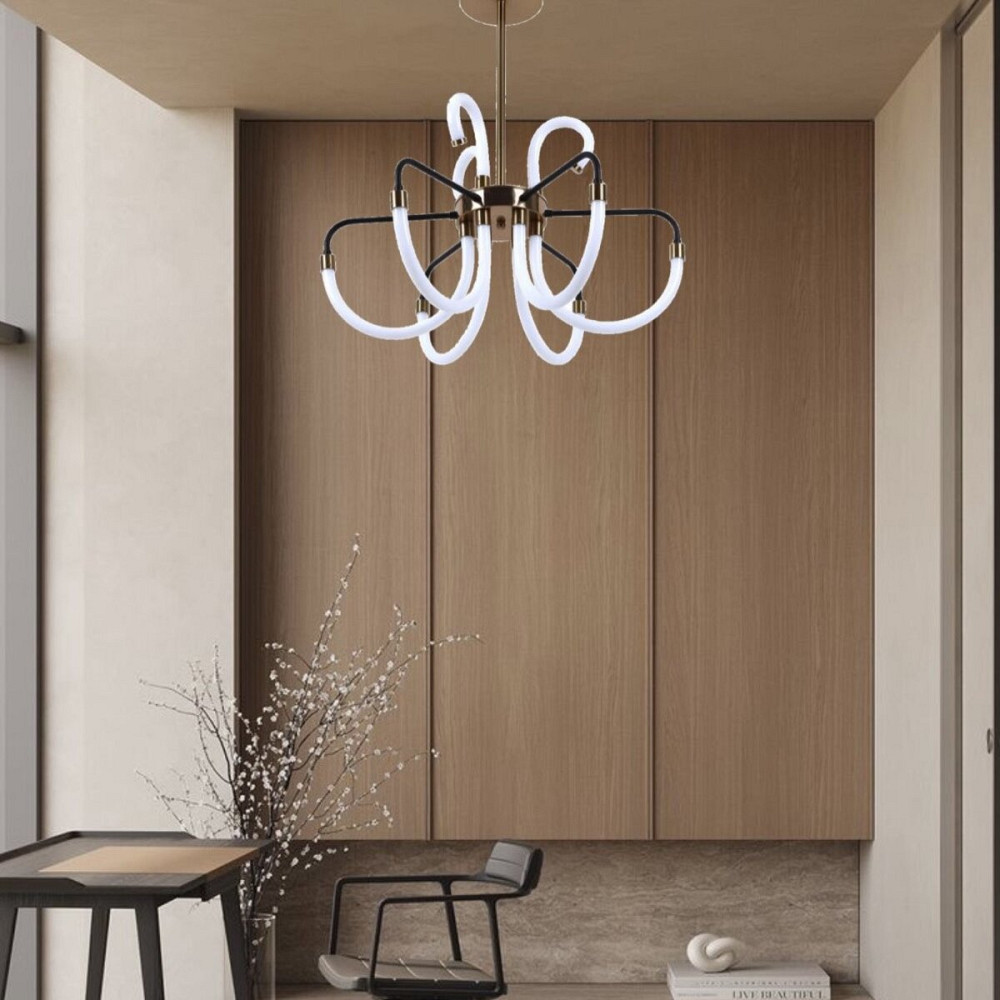 SIRIUS Світлодіодна акрилова люстра Sirius N 3909-6 87W Коломия - фото 8