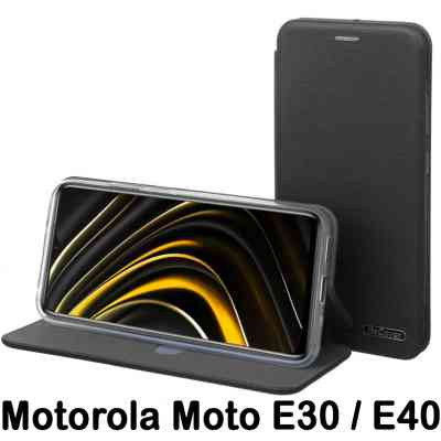 Чехол для мобильного телефона BeCover Exclusive Motorola Moto E30 / E40 Black (707905) Винница