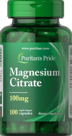 Цитрат магнію Puritan's Pride Magnesium Citrate 100мг 100 капс Київ