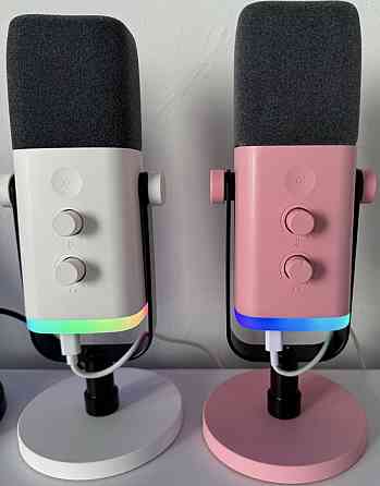 Новий Стрімінговий мікрофон Fifine AM8 RGB XLR Динамічний Геймерський. Київ