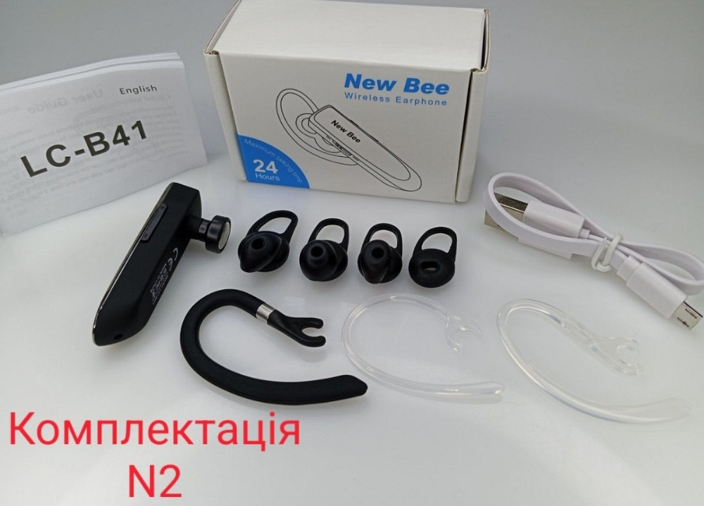 РОЗПРОДАЖ ‼️ Блютуз Гарнитура New Bee LC-B41 Харьков - изображение 1