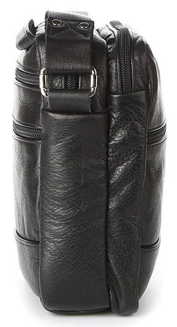 Сумка мужская кожаная Черная (SHVIGEL) Киев - изображение 9