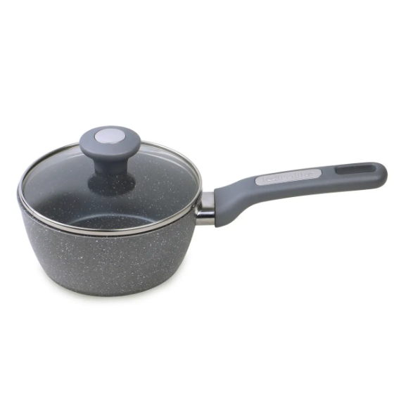 Ковш алюміній 1,25л d16см з кришкою а/п Granite 4279GR KAMILLE Житомир - изображение 1