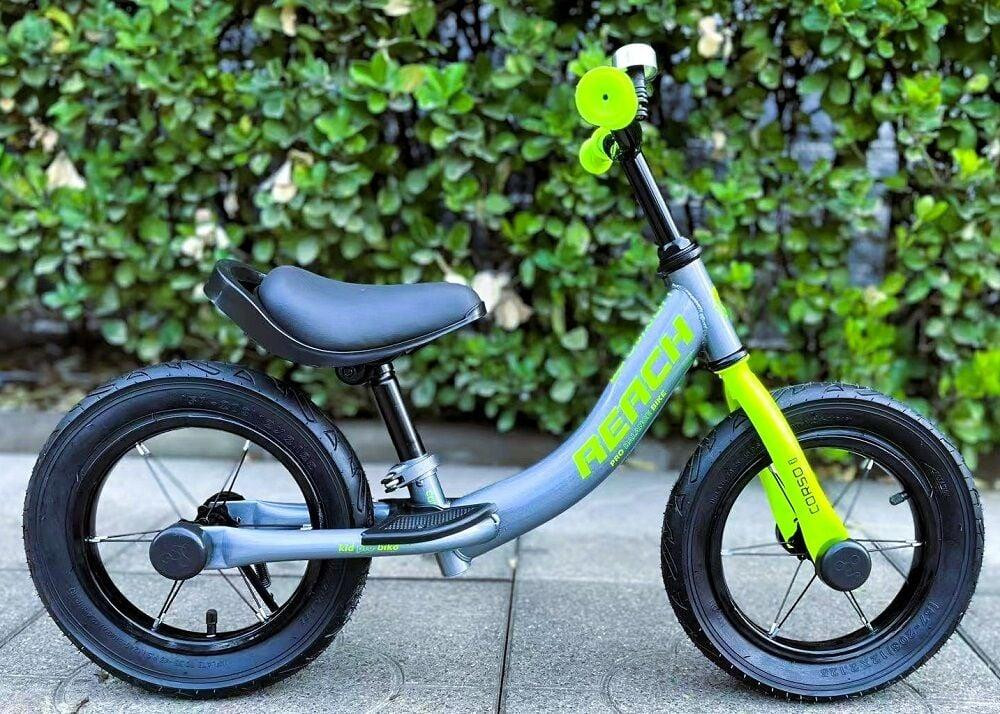 Велобіг CORSO Reach сталева рама колесо 12 надувні колеса підніжка підставка для ніг дзвіночок Сірий (RC-7316-81) Чернигов - изображение 1