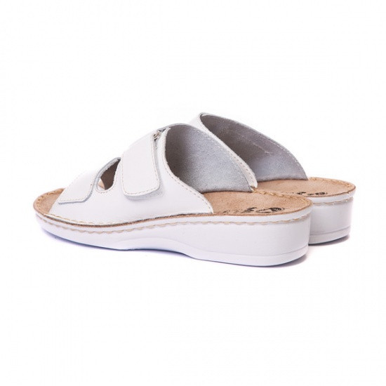 Шлепанцы женские белые Mubb Днепр - изображение 4