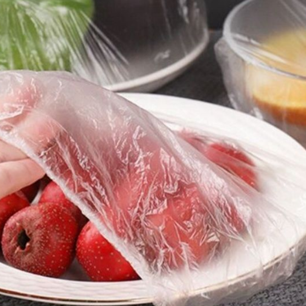 Поліетиленові пакети на гумці, 100 шт Freshness storage bag / Харчові пакети / Пакети кришки для їжі Київ - фото 6