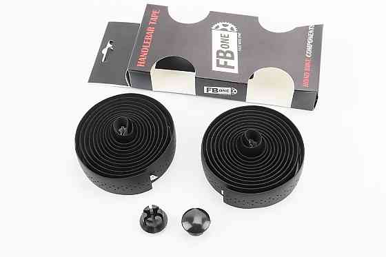 Обмотка ROAD керма 30*1900мм, з самоклеючою смугою, еко шкіра, чорна PU-T99 Київ