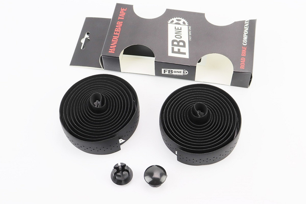 Обмотка ROAD керма 30*1900мм, з самоклеючою смугою, еко шкіра, чорна PU-T99 Київ - фото 1