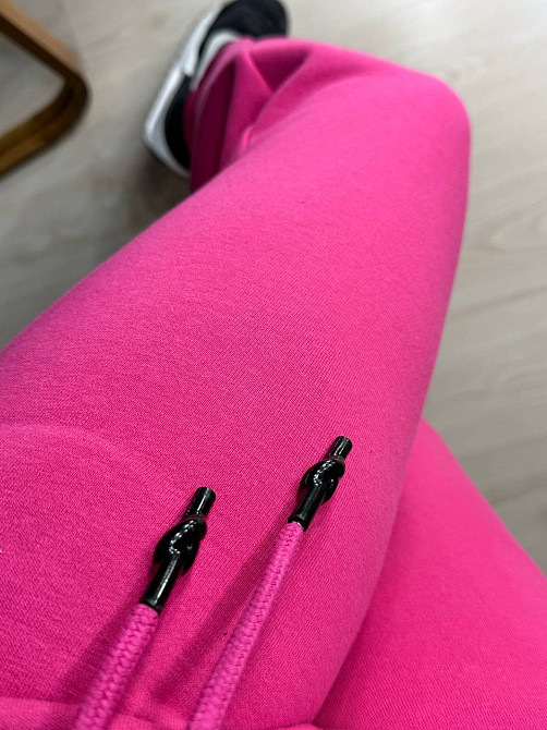 Штани жіночі OLIVIA 2236 спортивні кюлоти укорочені на флісі малинові, малиновий, ML Київ - фото 18