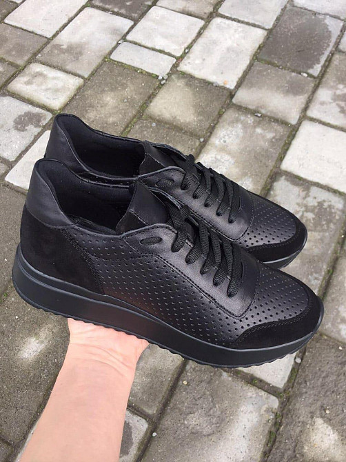 EMELI Кросівки жіночі EMELI 915/2 ST чорні (весна-осінь, шкіра натуральна) (2686) лише 39р. Коломыя - изображение 4