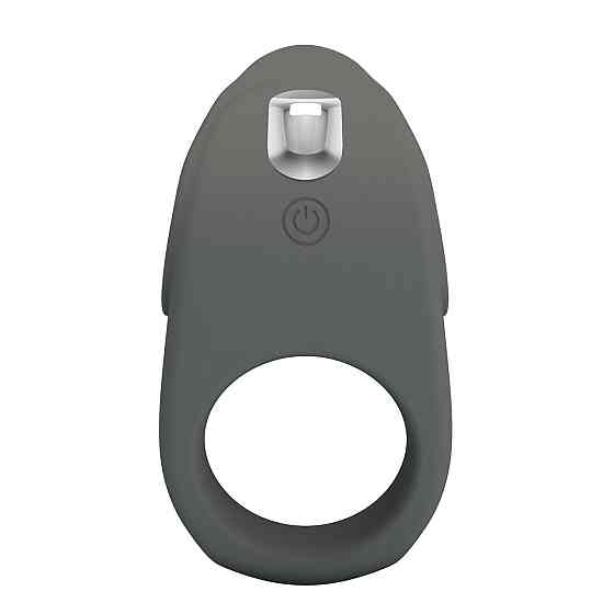 Эрекционное виброкольцо PRETTY LOVE Master Ring силиконовое, серое, 8.7 х 5 см Sex Aura Киев