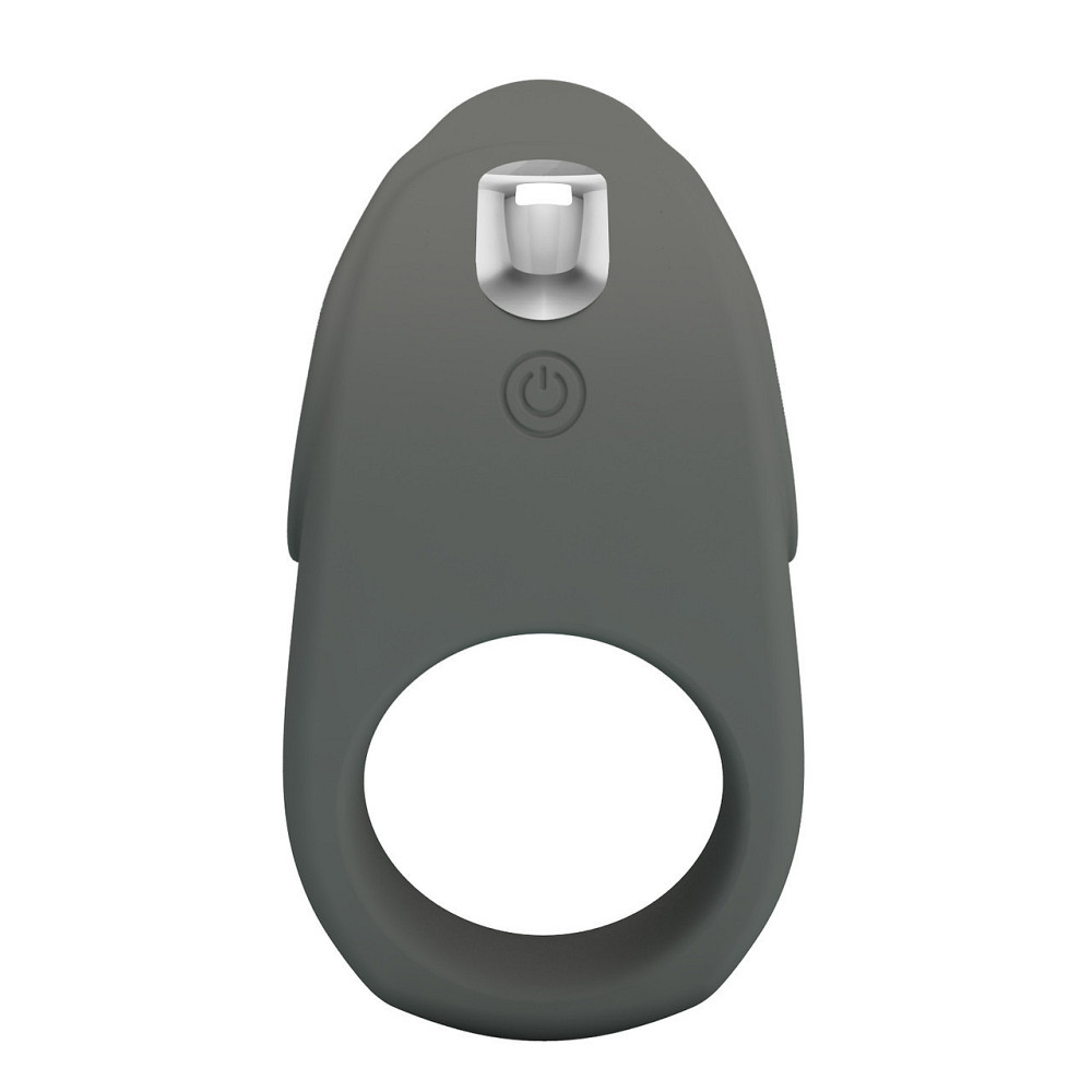 Эрекционное виброкольцо PRETTY LOVE Master Ring силиконовое, серое, 8.7 х 5 см Sex Aura Киев - изображение 2