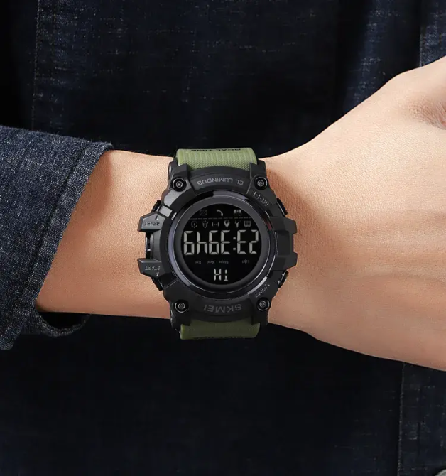 Спортивные наручные смарт-часы Skmei 2053 (Зеленый) Винница - изображение 9