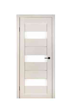 Дверь Реликт Трес Крем + Стекло сатин 60*200 см Дверь межкомнатная со стеклом Качественные двери для дома Киев