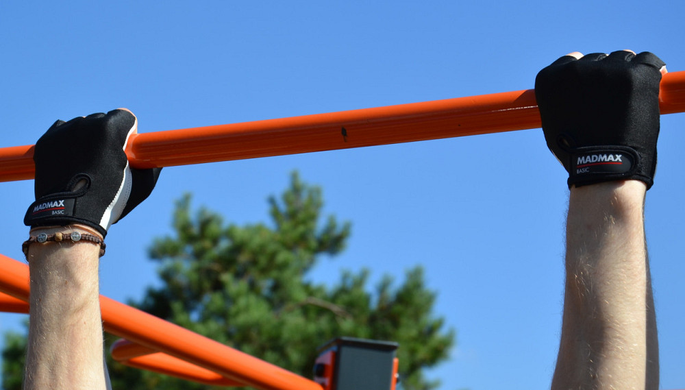 Рукавички для фітнесу MadMax MFG-250 Basic Whihe L Луцьк - фото 10