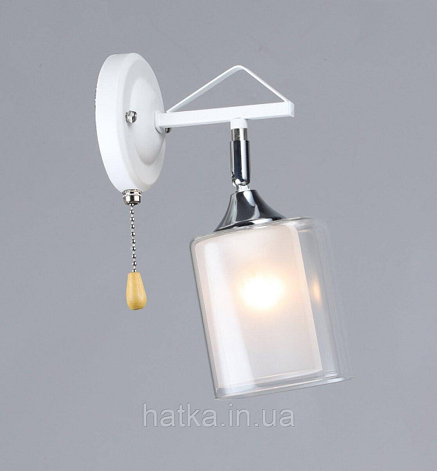 Бра классическое B N6652/1W белый+хром Киев - изображение 1