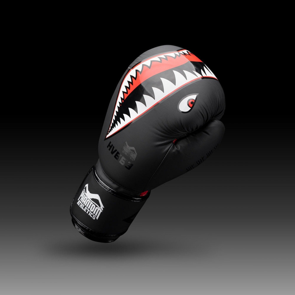 Боксерські рукавиці Phantom Fight Squad Schwarz Black 16 унцій (капа в подарунок) Кам'янське - фото 4