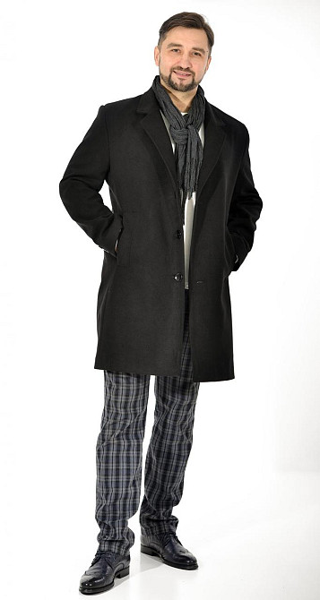 Класичне чоловіче кашемірове пальто Київ - фото 9