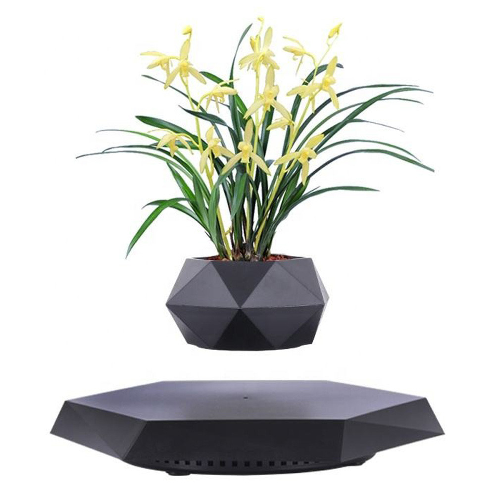 Магнітний левітаційний горщик для рослин HCNT Magnetic Levitating Pot M10-PZ1 Black Київ - фото 4